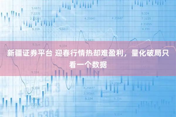 新疆证券平台 迎春行情热却难盈利，量化破局只看一个数据